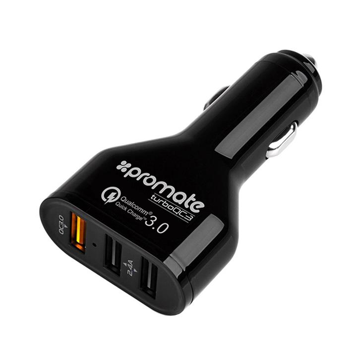 شارژر فندکی پرومیت مدل Turbo-QC3 Promate Turbo-QC3 Car Charger